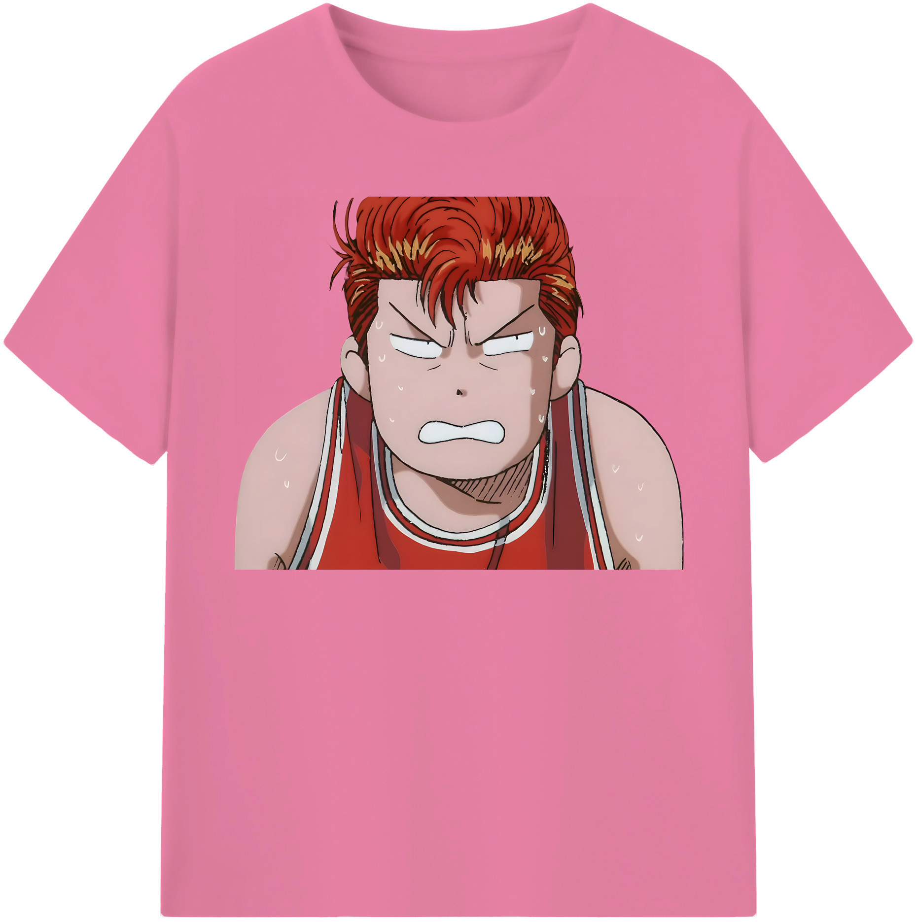 SLAM DUNK／スラムダンク 綿100％半袖Tシャツ（フロントプリント）